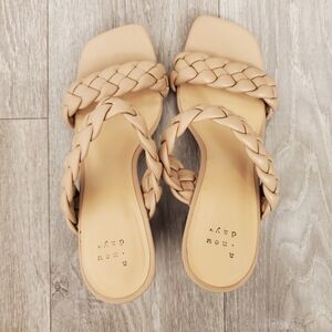 A New Day Beige Sandals Size 7